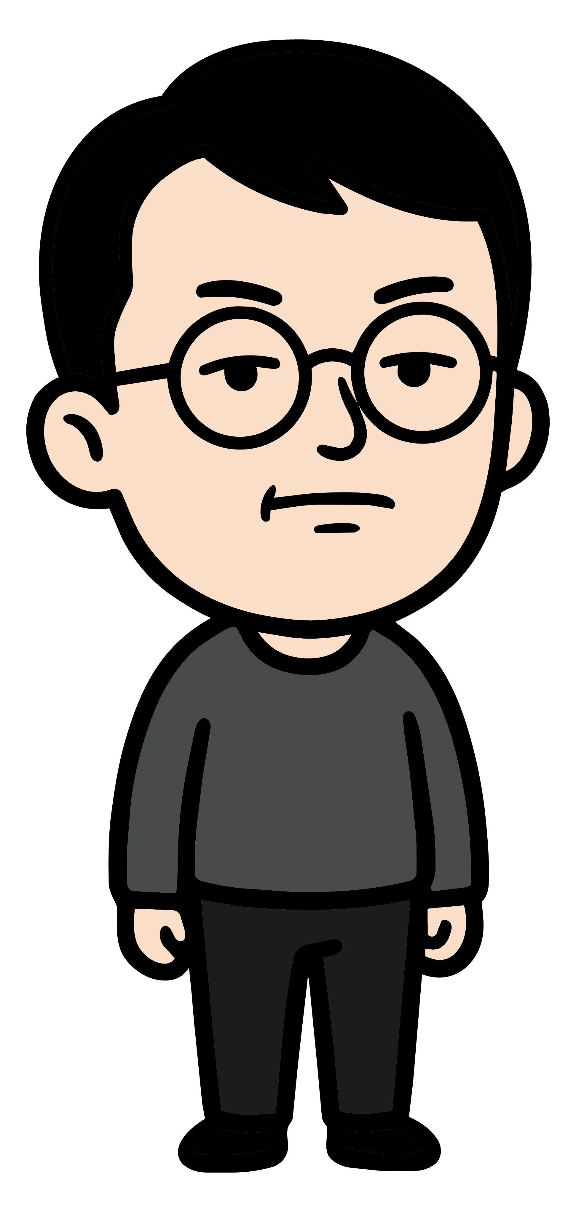 仕事内容や一緒に働く人について考えるクロサワさん